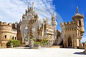 Colomares castle in memory of Christopher Colomb at Benalmadena