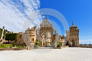 Colomares castle in memory of Christopher Colomb at Benalmadena