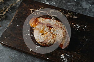 colomba pasquale, easter bread typical of italy photo