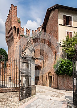 Colombano al Lambro castle, Lombardy region, Italy