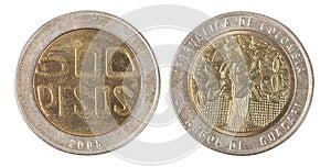 Colombia 500 Pesos Coin