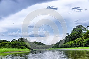 Colombia, Amazonas landscape. Amazon river