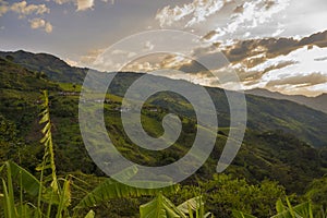 Colombia - Antioquia - beautiful landscape MedellÃ­n - Santafe