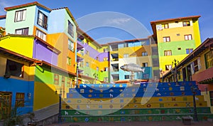 Colombia - Guatape - Colorful city center photo