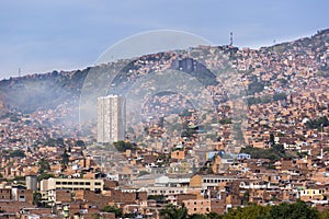Colombia - Medellin, Antioquia - Skyline of the city photo