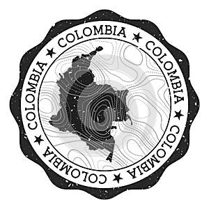 Colombia outdoor stamp.