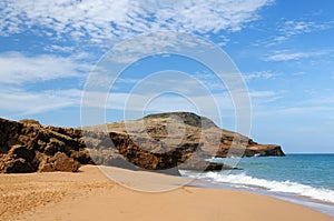 Colombia, Pilon de azucar beach in La Guajira