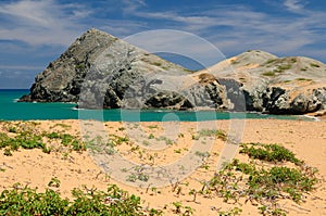 Colombia, Pilon de azucar beach in La Guajira