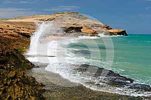 Colombia, Pilon de azucar beach in La Guajira