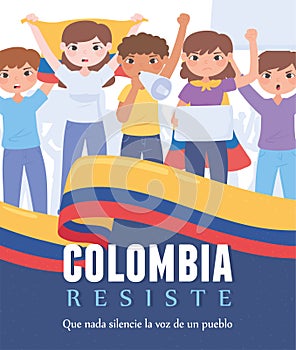 colombia resists demostration photo