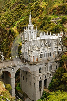 Colombia, Sanctuary of the Virgin of Las Lajas photo