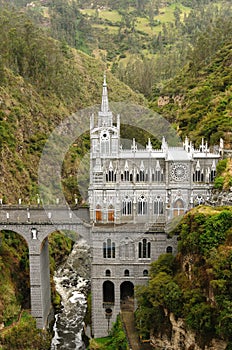 Colombia, Sanctuary of the Virgin of Las Lajas photo