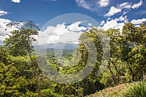 Colombian landscapes. Green mountains in Colombia, Latin America