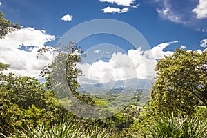 Colombian landscapes. Green mountains in Colombia, Latin America