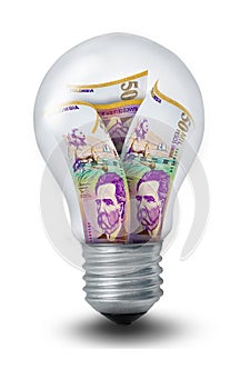 Colombian Peso Lightbulb