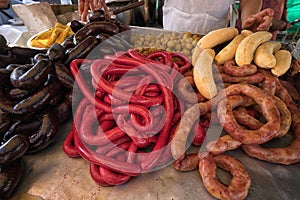 Colombian sausages