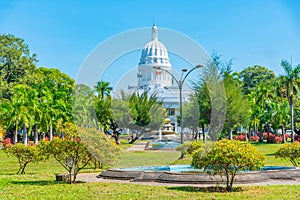 Colombo municipal council viewed from Viharamahadevi Park in Sri photo