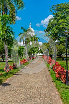 Colombo municipal council viewed from Viharamahadevi Park in Sri photo