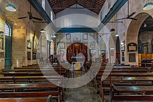 Colombo, Sri Lanka, January 19, 2022: Interior of the Saint Anth