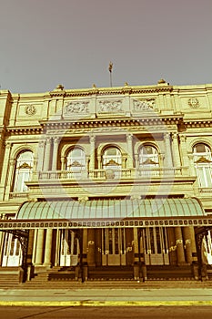 Colon Theatre, Buenos Aires, Argentina. Vintage and yesteryear e