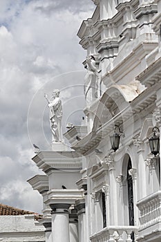 Colonial architectural detail in Popayan photo