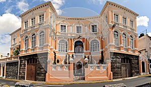 Colonial architecture detail, Quito, capital of