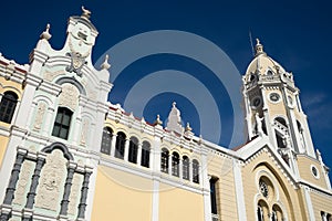 Colonial architecture in Panama City photo