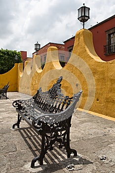 Colonial architecture in San Miguel de Allende Mexico