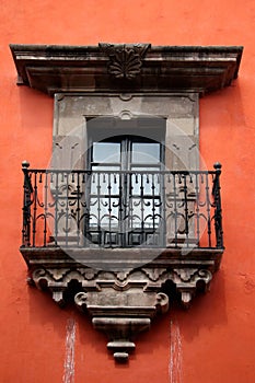 Colonial balcony.