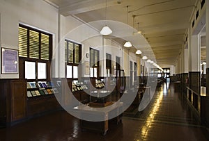 Colonial bank interior