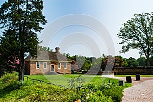 Colonial Home in historic Williamsburg Virginia photo