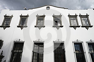 Colonial building facade Popayan