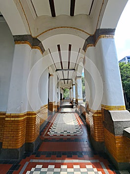 Colonial building known as the Lawang Sewu Building in Semarang