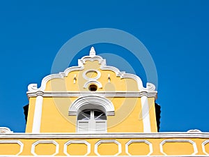Colonial building in Willemstad, Curacao