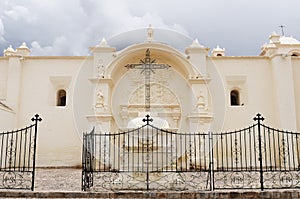 Colonial churcche in Peru, Yanque, Colca canyon