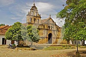 Colonial church, Guane, Colombia