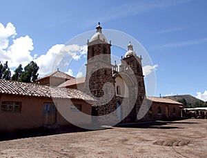 Colonial Church in San Pedro village near Raqchi ruins