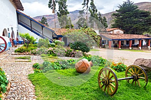 Colonial Courtyard in Tarma, Peru