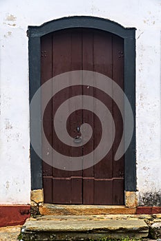 Door in Tiradentes - Minas Gerais - Brazil photo