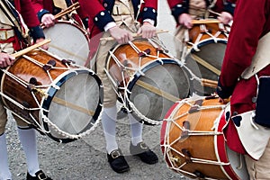 Colonial drummers photo