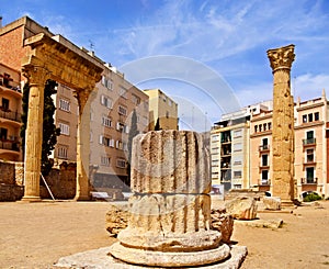 Colonial Forum of Tarraco, in Tarragona, Spain photo