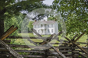 Colonial Home landmark in Missouri Town