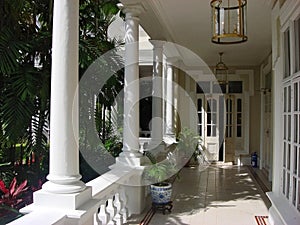 Colonial House Balcony