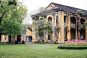 Colonial house in Hue, Vietnam