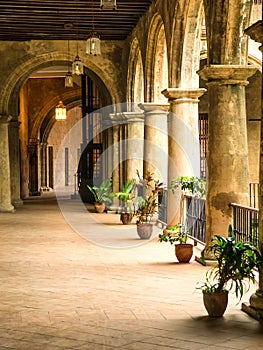 Colonial palace in Old Havana photo