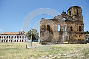 Colonial Ruins of Sao Matias Church in Alcantara Brazil