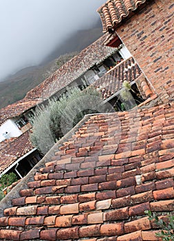 Colonial rustic roofs