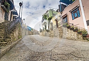 Colonial Street at Dominican Republic