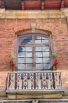 Colonial style balcony