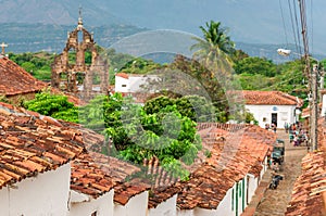 Colonial village of Guane in Santander - Colombia photo